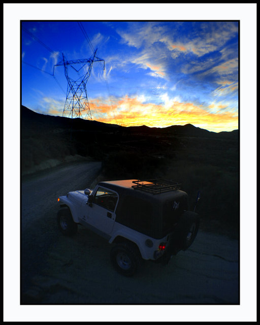 Sunset Jeep