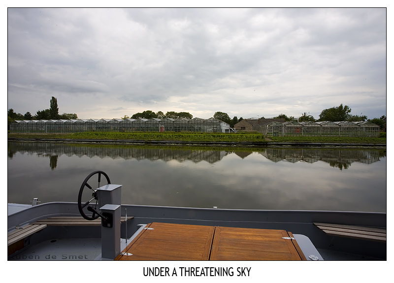 Under a threatening sky
