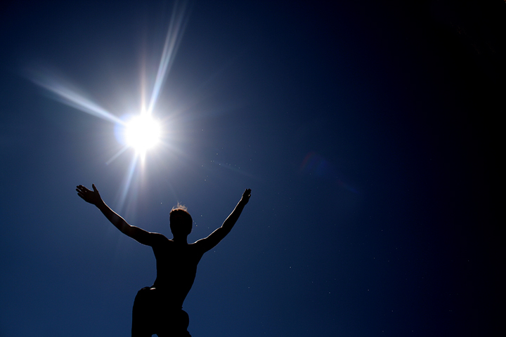 catch the sun.
