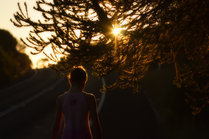 sunset walk