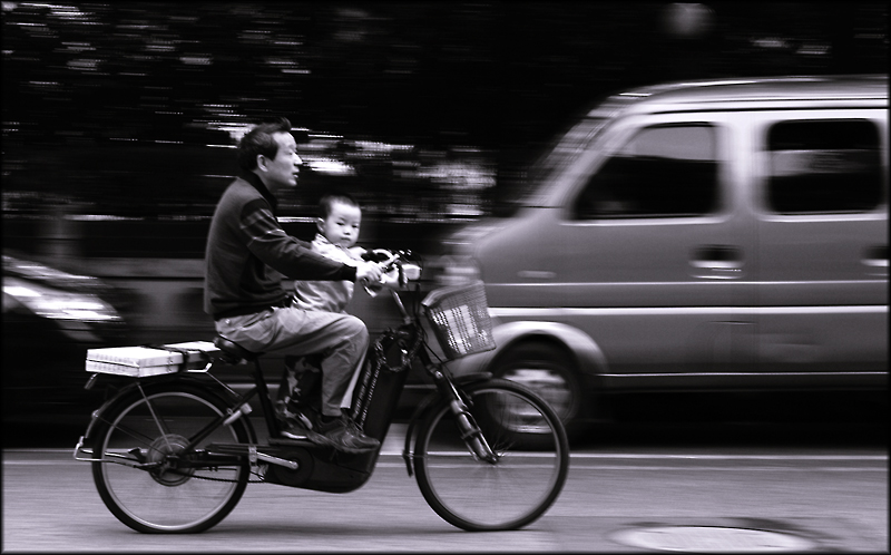 Riding with Daddy