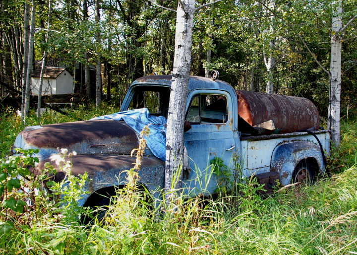 Rusty Water Truck