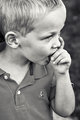 little boy at the school picnic_crop