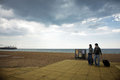 arriving at brighton beach 