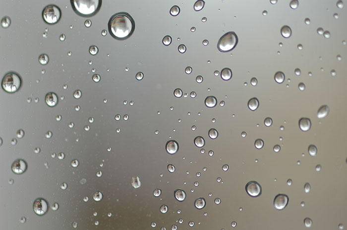 water drops overlay