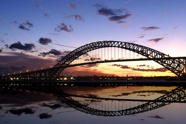 Bayonne Bridge at Sunset