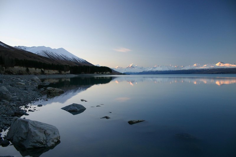 Lake Pukaki Rocks