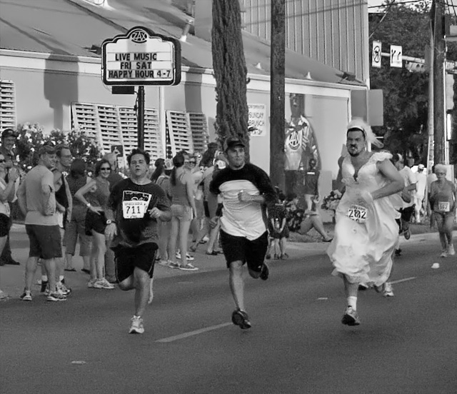 Here comes the bride