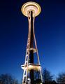 Space Needle at night