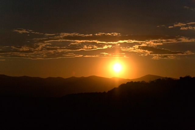 Sunset over Jemez