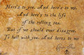 Here's to you...
