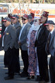 Shriners look on