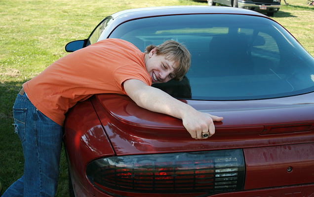 His first car