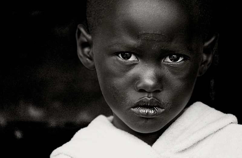 Black And White Portrait