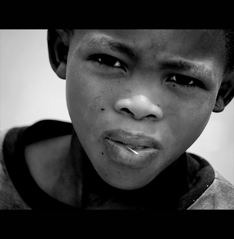 Boy Of The Kalahari Desert