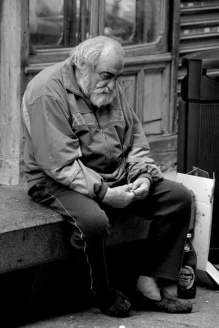 Dinner on the street