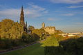 Waverley Bridge and Park, Edinburgh