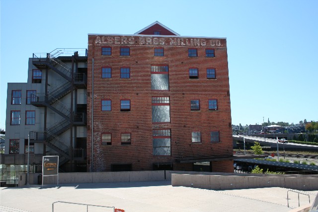 Chimney in the building