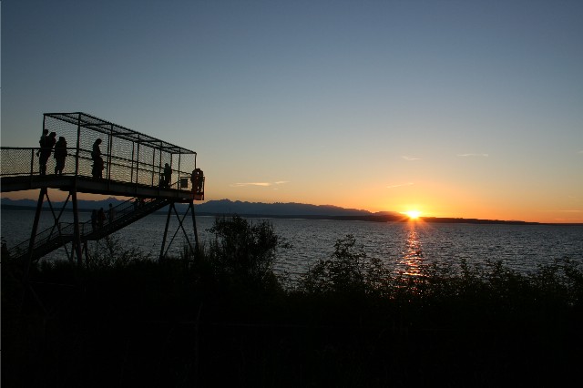 Watching sunset