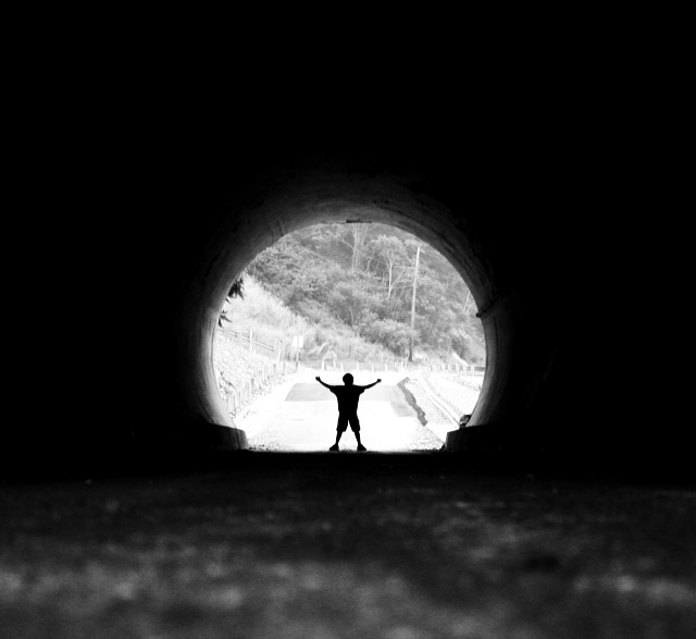 Sid at the end of the tunnel