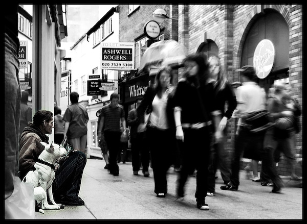 Street Photography II - I don't see you - Edit 5