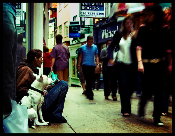 Street Photograhy II - I don't see you - Edit 6, Color (lomo)