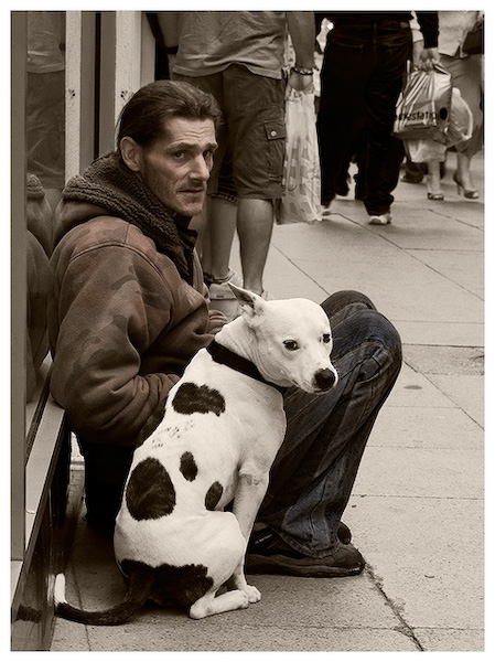 Street Photography II - Man with dog