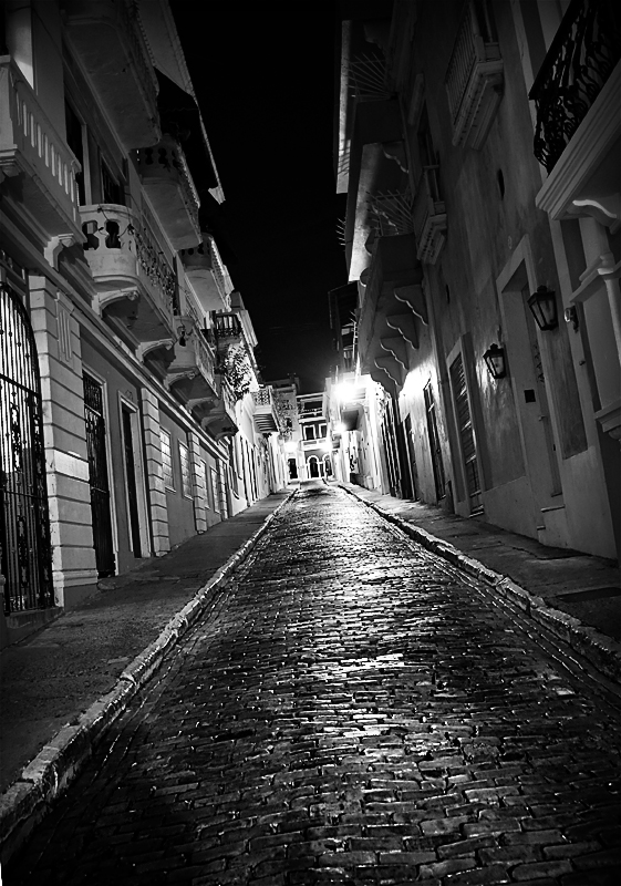 Old street of San Juan