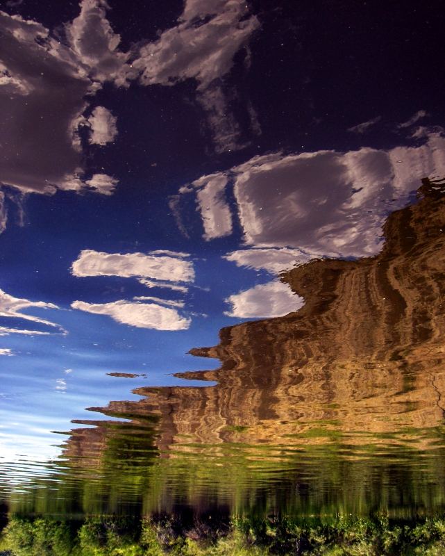 Reflecting Sheep Rock