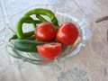 Turkish Tomatoes and Aci Peppers
