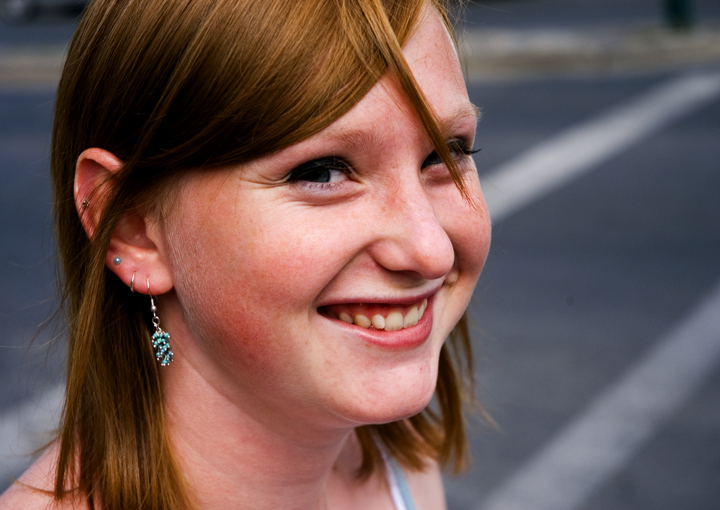Girl On Street