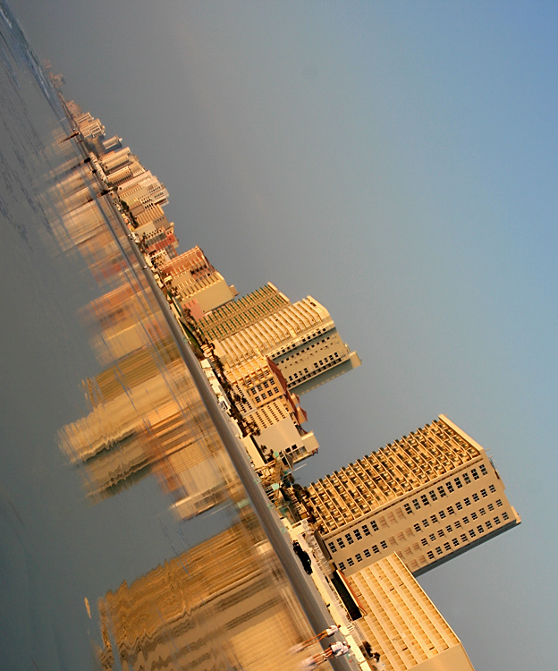 Tilted Horizon Buildings