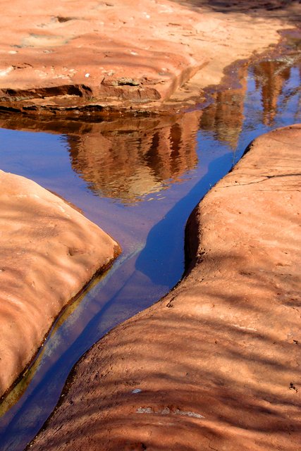 Red Stone Reflection