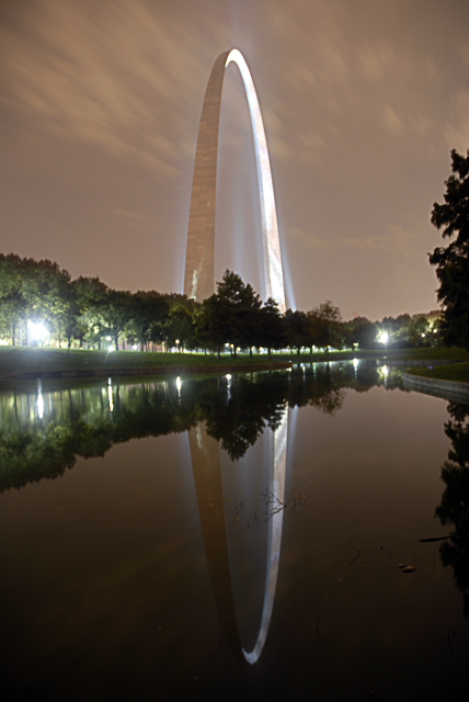 Gateway Arch from North Lake