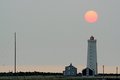 Sun-set on a lighthouse