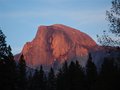 Half Dome at Sunset