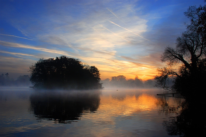 Sunrise on  the Mere