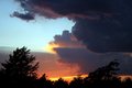 Sunset before the storm