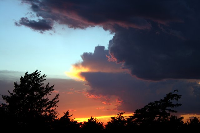 Sunset before the storm
