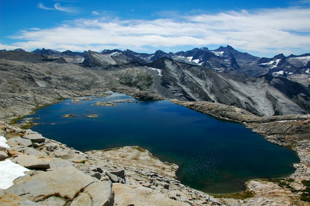 Moose Lake from 11,100' viewpoint