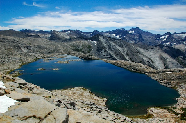 Moose Lake from 11,100' viewpoint