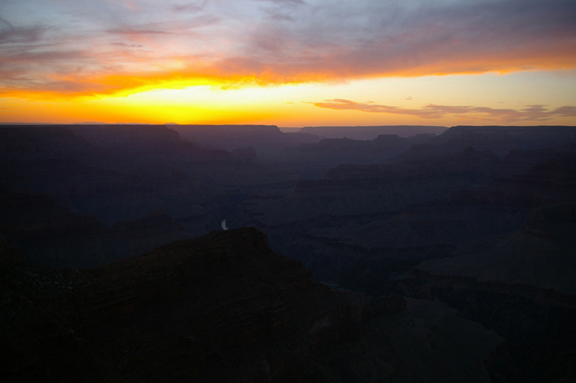 Dusk at the Grand Canyon