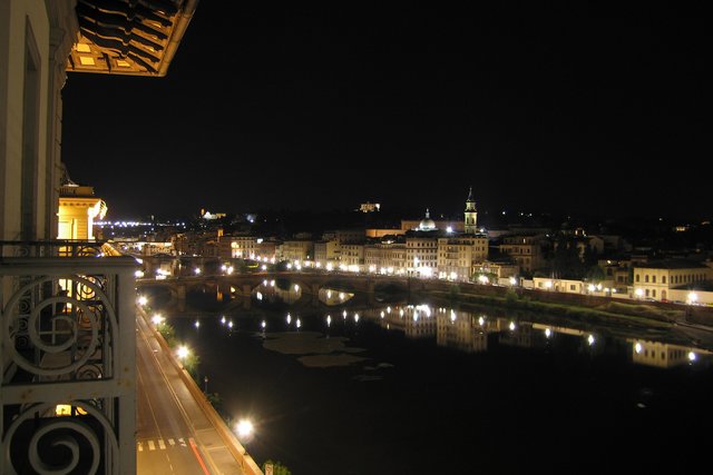 The Arno At Night