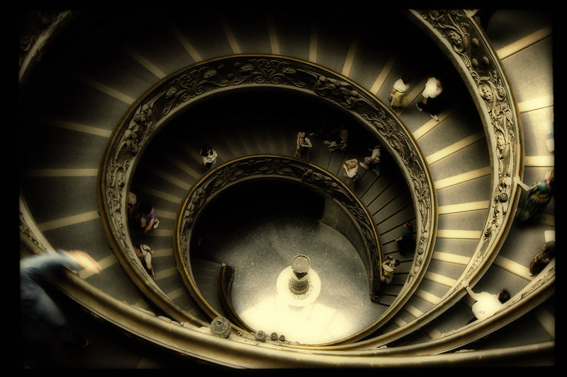 Spiral Staircase at the Vatican Musuem
