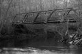 Creek Bridge BW