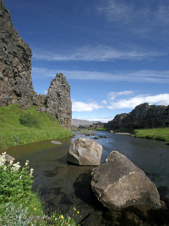 Two rocks