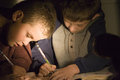 Coloring by Flashlight