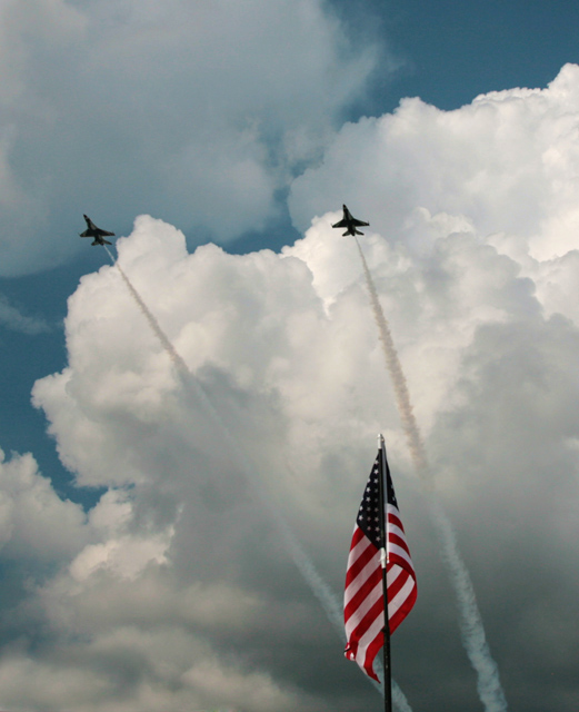 Thunderbirds over Old Glory