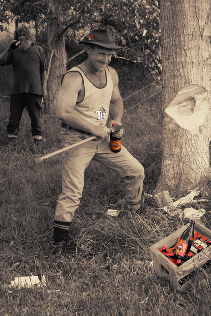 Puhoi Pub Woodchooping Carnival Poster 2006