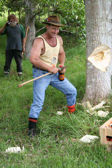 Puhoi Pub Woodchooping Carnival Poster 2006 (original)